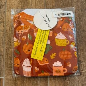 Little Sleepies Pumpkin Spice Two- Piece Pajama Set - 4T